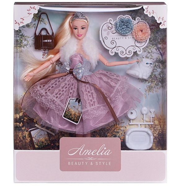 Кукла ABTOYS Amelia Летний вечер PT-01636 с аксессуарами 30 см